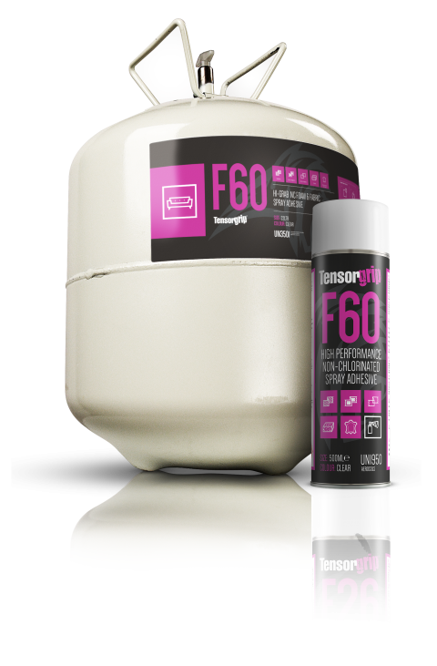 Tensorgrip F60 - High Grab Foam & Fabric Spray Adhesive