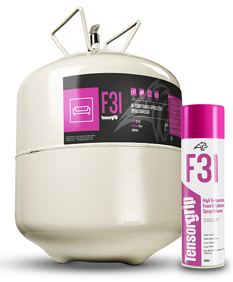 Tensorgrip  F31 - Hi-Temp Foam & Upholstery Spray Adhesive