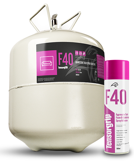 TensorGrip F40 canister and aerosol