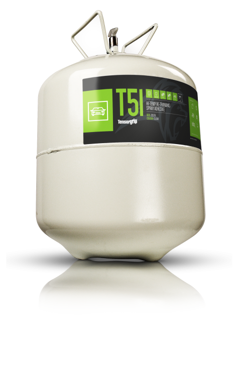 Tensorgrip - T51 - High Temp Re-Trimming Spray Adhesive