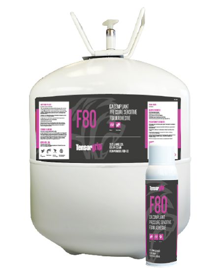 Tensorgrip - F80 - CA Compliant Pressure Sensitive Foam Adhesive